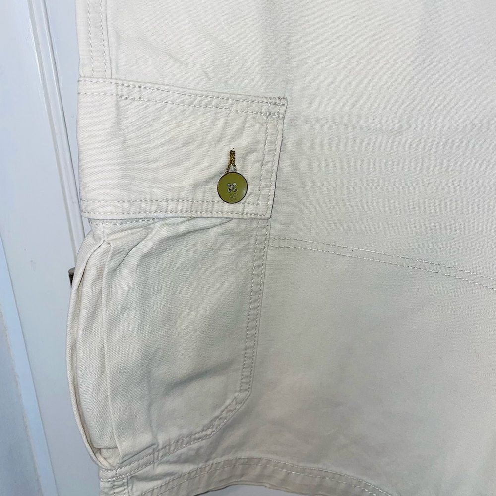 LRG roots generation mens khaki cargo pocket shorts sz 36 - Picture 4 of 9
